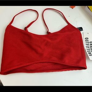 BNWT Urban Outfitters Red Bra Top